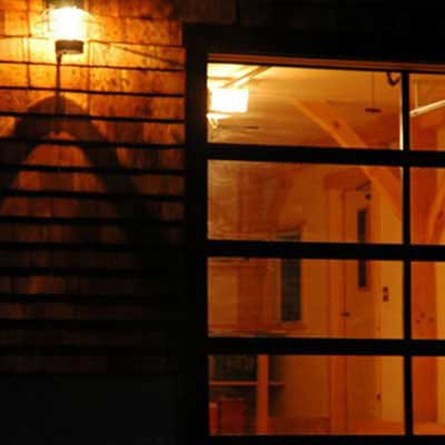 glass garage door