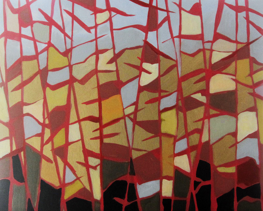 Birch Trees Acrylic on Canvas 16x20