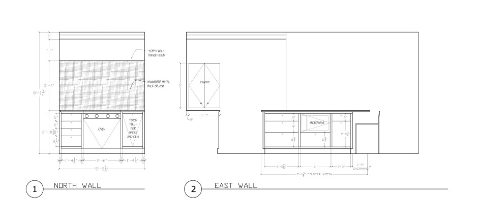 Kitchen Elevations Proposed