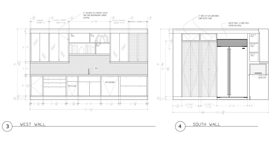 Kitchen Elevations Proposed