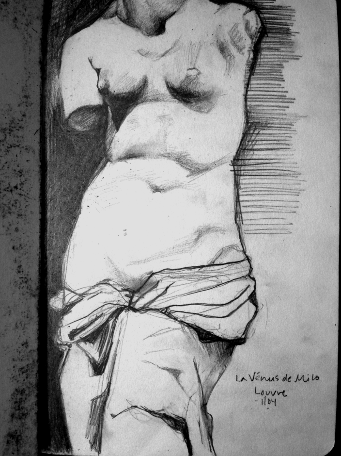 Venus De Milo Sketch, The Louvre