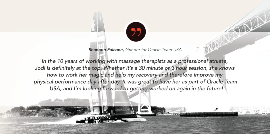 One of six testimonial slides created for the site.